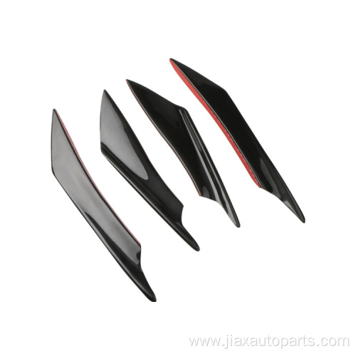 Black car Spoiler Front bumper sports Air knife